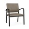 Lesro Newport Wide Guest Chair Metal Frame, Black, MD Farro Upholstery NP1201 - alternate 1